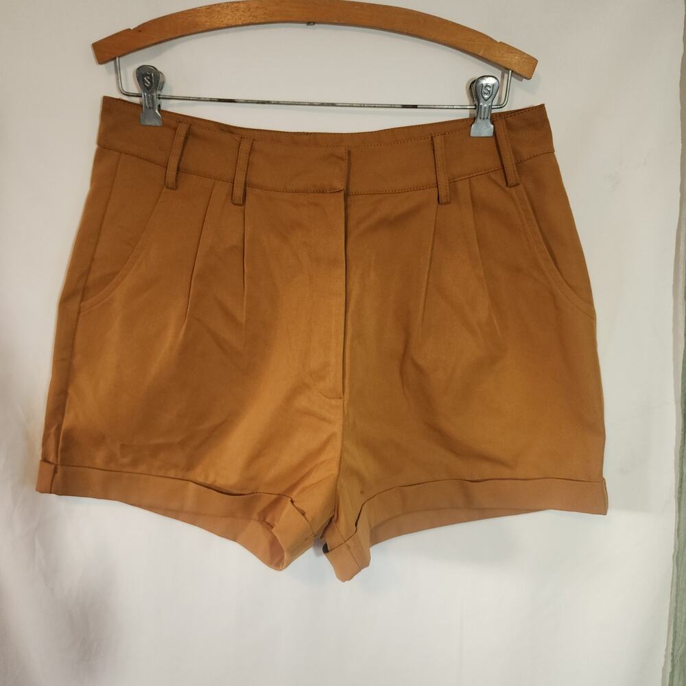 FRANCESCA'S Brown Walking Cargo Shorts 2 inch Inseam Size L